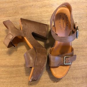 Kork Ease Brown Platform Sandals